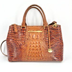 SOLD SOLD SOLD BRAHMIN LINCOLN Pecan Satchel Beautiful and HARD TO FIND!